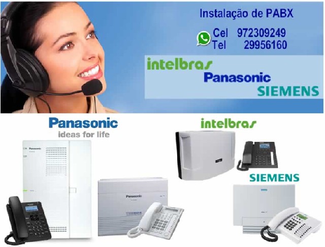 Central pabx impacta intelbras 8linhas 20ramais