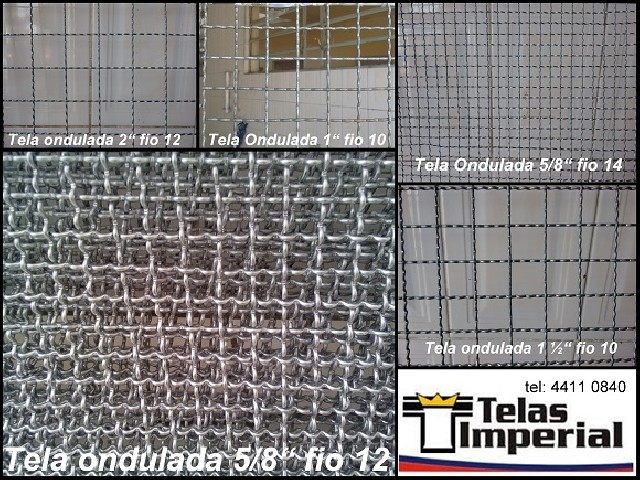 Tela ondulada fabricação própria - munhoz e região